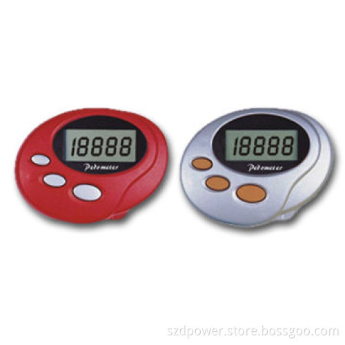 Multifunctional Pedometers with Clock, Calorie Meter and RoHS Mark